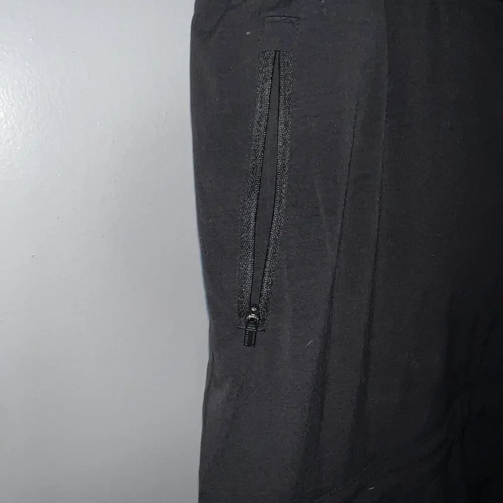 Athleta Hiking Pants Zip Off Legs Nylon Women Black Size 16 Utility Work Cargo - Picture 6 of 10